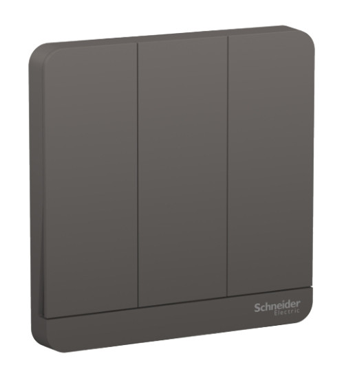 E8333L2LED_DG_G8 - 16AX 250V 3 gang 2 Way Switch with LED Indicator | Schneider Electric
