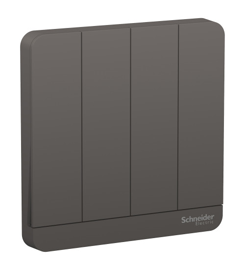 E8334L1_DG_G8 - 16AX 250V 4 Gang 1 Way Switch | Schneider Electric