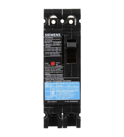 ED42S125AL - Molded Case Circuit Breaker - Siemens