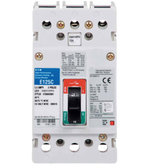 EGB3125FFG - Eaton - Molded Case Circuit Breaker