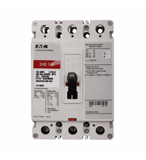 EHD3010L - Eaton - Molded Case Circuit Breaker