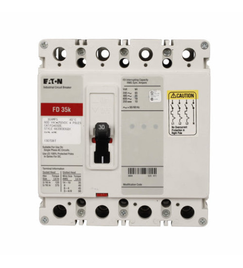 FD4030E - Eaton - Molded Case Circuit Breaker