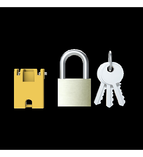 GJF1101903R0003 - SA 3Lock adapto incl. padlock with 3 keys in transparent box - ABB