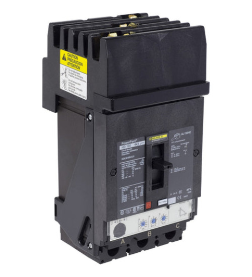 Square D HDA36100U53X - Circuit breaker, PowerPacT H, 100A, 3 pole, 600VAC, 14kA, I - Line, Micrologic 5.2E, 80%, ABC | Schneider Electric
