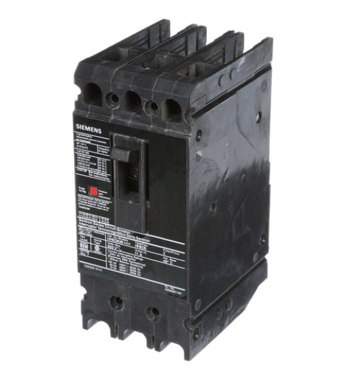 HHED63B030 - LOW VOLTAGE SENTRON MOLDED CASE CIRCUIT BREAKER WITH THERMAL - MAGNETIC TRIP UNIT. STANDARD 40 DEG C BREAKER ED FRAME WITH EXTRA HIGH BREAKING CAPACITY. MEETS UL 489 / IEC 60947-2 STANDARDS. 30A 3-POLE BREAKER (18KAIC AT 600V) (65KAIC AT 480V). SPECIAL FEATURES: LOAD LUGS ONLY (LN1E100) WIRE RANGE: 10 - 1/0AWG (CU/AL). DIMENSIONS (W x H x D) IN: 3 x 6.53 x 3.92. - Siemens
