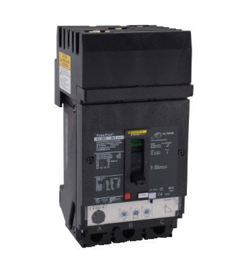 HJA36060U31X - Circuit breaker, PowerPacT H, 60A, 3 pole, 600VAC, 25kA, I - Line, Micrologic 3.2, 80%, ABC | Schneider Electric