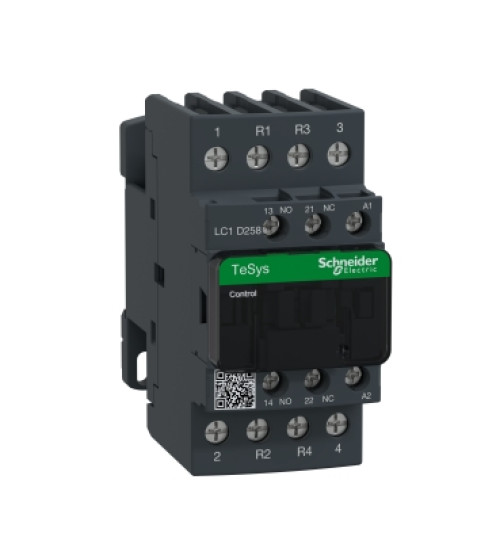 LC1D258G7 - TeSys D contactor - 4P (2NO+2NC) - AC - 1 - <=440V40A - 120V AC coil - Schneider Electric