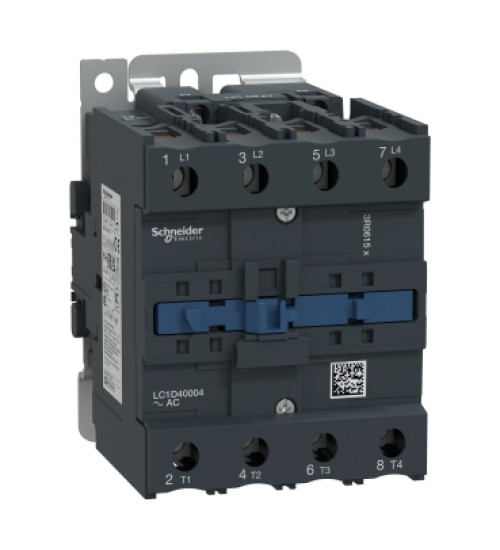 LC1D40004M7 - contactor - TeSys LC1 - D - 4 Poles - AC - 1440V60A - coil220V AC - Schneider Electric