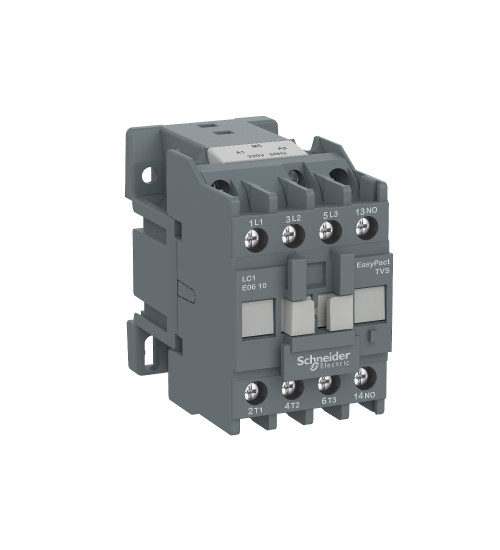 Schneider Electric 25A AC-1 12A AC-3 1 NC 3 Pole EasyPact TVS Power Contactor, Coil Voltage: 220 V, LC1E1201M7