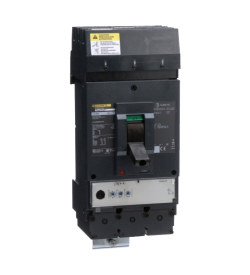 Square D LGA36600U31X - Circuit breaker, PowerPacT L, 600A, 3 pole, 600VAC, 18kA, I-Line, MicroLogic 3.3, 80%, ABC - Schneider Electric