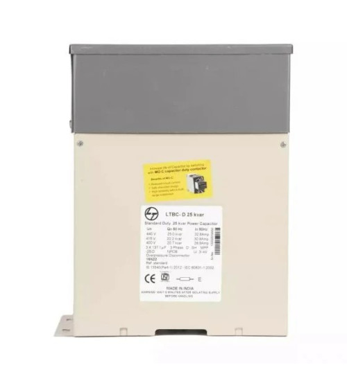 LTBCD320M2 - 20kVAr, 525V, 3Ph, Standard Duty, Box Type Capacitor - L&T