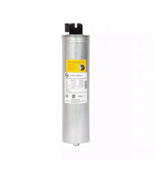 LTCCD325B2 - 25kVAr, 440V, 3Ph, Standard duty Cylindrical Type Capacitor - L&T