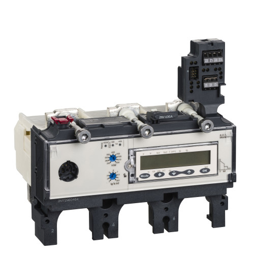 LV432102 - trip unit Micrologic6.3Afor Compact NSX630 circuit breaker s, electronic, rating 630A, 3 Poles 3d - Schneider Electric