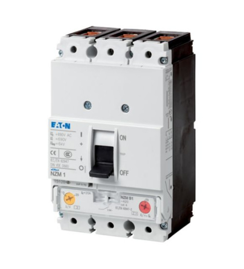 Eaton NZMB1-Al25 - 25kA 3P 125A Type-NZM Thermal-Magnetic Based MCCB