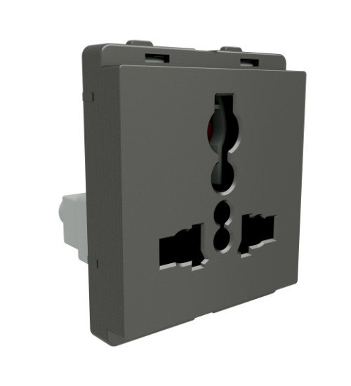 P2010_PG_N - 13A multi pin sokt with shutter,PG | Schneider Electric