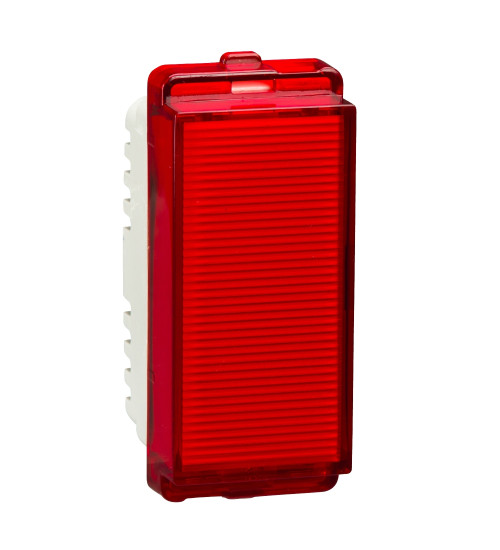 P5001 - Indicator lamp, Livia, neon phase, 1 module, white - Schneider Electric