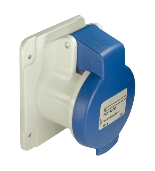 PKF16G423 - PratiKa socket AC screw AC straight AC 16A AC 2P + E AC 200...250 V AC AC panel AC Schneider Electric