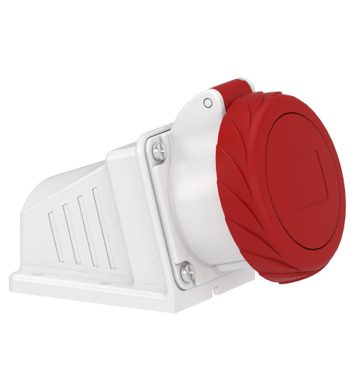 Schneider Electric Pratika 16A 3P+E Samll Wall Mounted Socket, PKF16W734