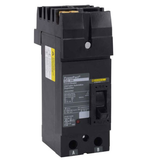 Square D QGA222002 - Circuit breaker, PowerPacT Q, 200A, 2 pole, 240VAC, 65kA, I - Line, thermal magnetic, 80%, AC | Schneider Electric