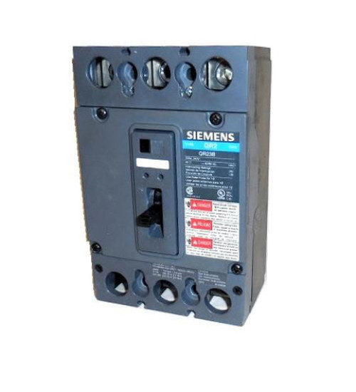 QR23B125 - LOW VOLTAGE MOLDED CASE CIRCUIT BREAKER WITH THERMAL - MAGNETIC TRIP. QR FRAME STANDARD 40C BREAKER. 125A 3-POLE (10KA AT 240V). SPECIAL FEATURES: NO LUGS INSTALLED. - Siemens