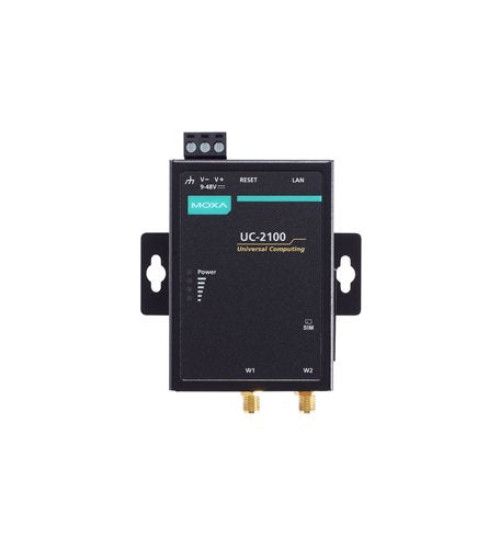 UC-2104-LX, Mini RISC-based embedded computer with 600 MHz processor, 1 LAN port, 1 Mini PCIe slot for wireless capability