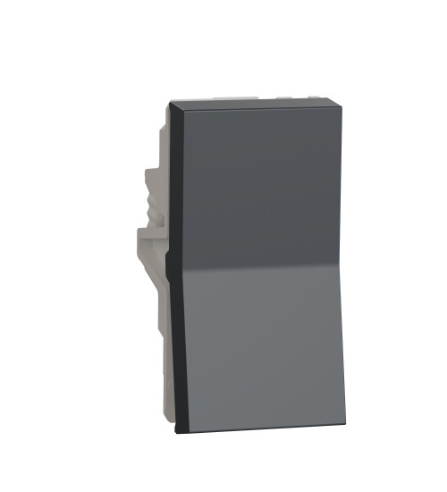 UNS162MSWL1M_GY - Switch, Unica Pure, 1-pole 2-way, 16AX, 1 module, pillar terminals, white - Schneider Electric