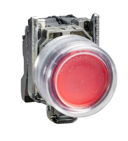 XB4BP42EX - red pushbutton diameter 22 - spring return - 1 NC - ATEX - Schneider Electric