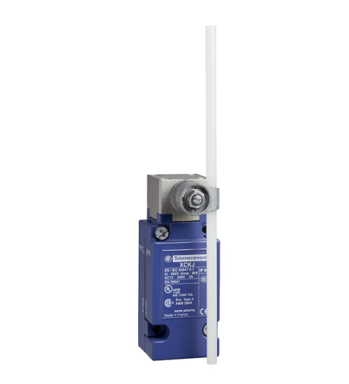 XCKJ110559H29 - Limit switch, XC Standard, XCKJ, thermoplastic round rod lever 6 mm, 1C/O, snap, M20 - Telemecanique Sensors