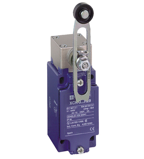 XCKJ562 - Limit switch, XC Standard, XCKJ, steel roller plunger, 1NC+1 NO, slow break, Pg13 - Telemecanique Sensors