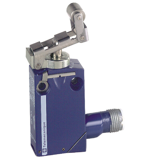XCMD2124M12 - Limit switch, Limit switches XC Standard, XCMD, steel roller lever plunger retractable, 1C/O, snap, M12 - Telemecanique Sensors