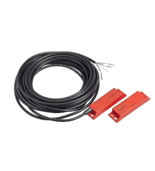 XCSDMP7012 - Coded magnetic switch, Telemecanique Safety switches XCS, XCSDMP, 2 NC + 1 NO, 1 NC staggered, 2 m - Telemecanique