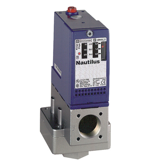XMLA002A2S12 - pressure switch XMLA 2.5 bar - fixed scale 1 threshold - 1 C/O - Telemecanique Sensors