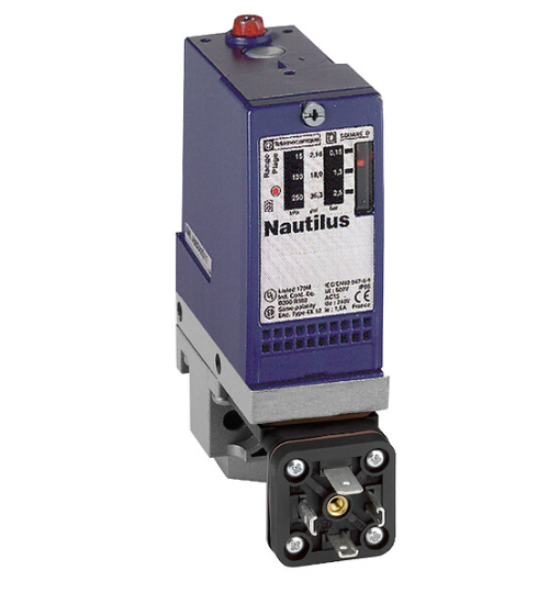 XMLA070D2C11 - pressure switch XMLA 70 bar - fixed scale 1 threshold - 1 C/O - Telemecanique Sensors