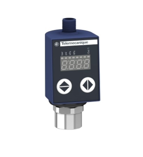 XMLR010G1N25 - Electronic pressure sensors, Pressure sensors XM, XMLR 10 bar, G 1/4, 24 VDC, 4...20 mA, NPN, M12 - Telemecanique