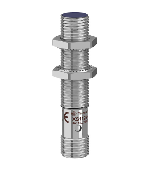 XS112BHNAM12 - inductive sensor XS1 M12, L61mm, brass, Sn4mm, 12.24VDC, M12 - Telemecanique Sensors
