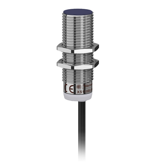XS118BLPAL5 - inductive sensor XS1 M18, L53mm, brass, Sn5mm, 12.24VDC, cable 5m - Telemecanique Sensors