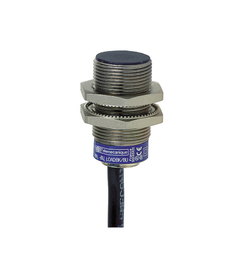 XS1N18PB349 - Inductive proximity sensors XS, inductive sensor XS1 M18, L39mm, brass, Sn10mm, 12..24 VDC, cable 2 m - Telemecanique Sensors