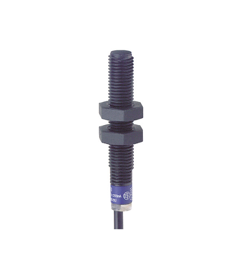 XS4P08PA370L1 - Inductive proximity sensors XS, inductive sensor XS4 M8, L33mm, PPS, Sn2.5 mm, 12..48 VDC, cable 5 m - Telemecanique Sensors
