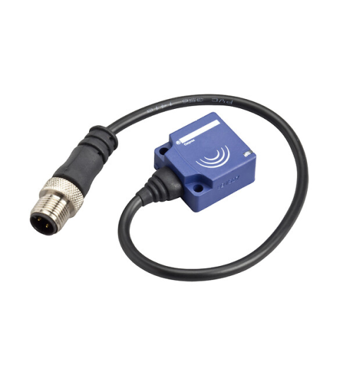 XS7E1A1PAL01M12 - Inductive proximity sensors XS, inductive sensor XS7 26x26x13, PBT, Sn10mm, 12..24 VDC, M12 0.15 m - Telemecanique Sensors
