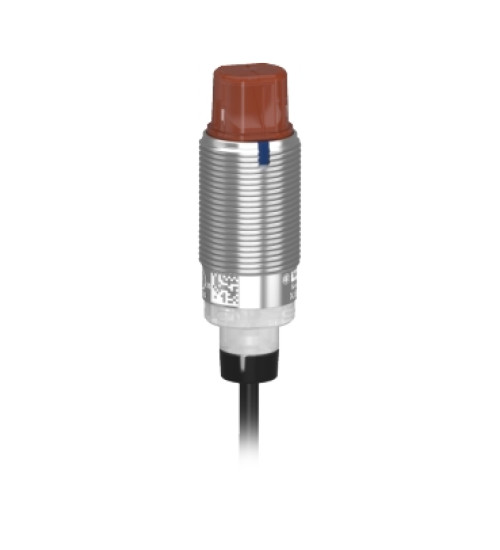 XUB2BKXWL2T - Photoelectric sensors XU, Photo electric sensor, Cylindrical, Metal, Angled, Thru-beam, Transmitter, Smax 30m, Cable 2m - Telemecanique
