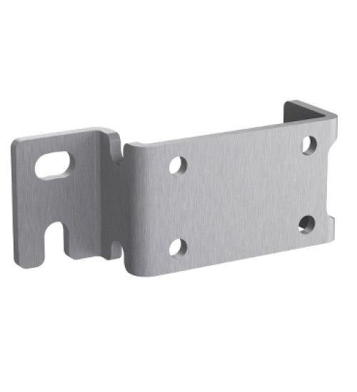 XUZASM02 - Photoelectric sensors XU, accessory for sensor, XUM, Wrap around horizontal mounting bracket, for pre-cabled sensors, with 2 M3 screws - Telemecanique