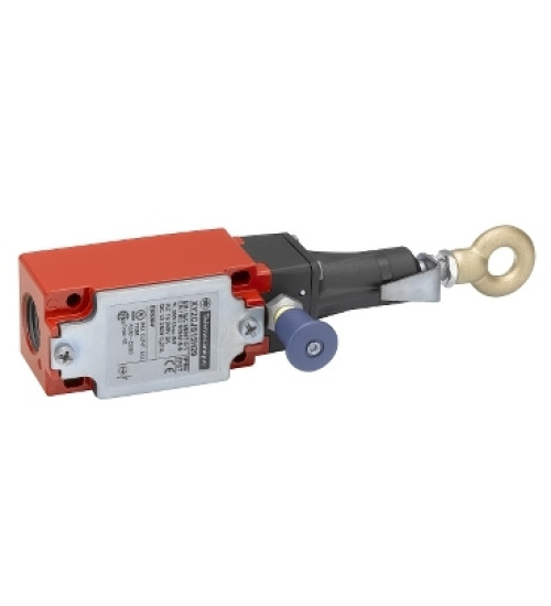 XY2CJS15 - Latching emergency stop rope pull switch, Telemecanique rope pull switches XY2C, e XY2CJ, straight, 1NC+1 NO, Pg13.5 - Schneider Electric