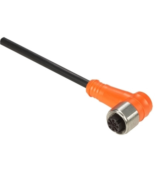 XZCPA1164L5 - Pre wired connectors XZ, elbowed female, M12, 5 pins, cable PVC 5 m - Telemecanique