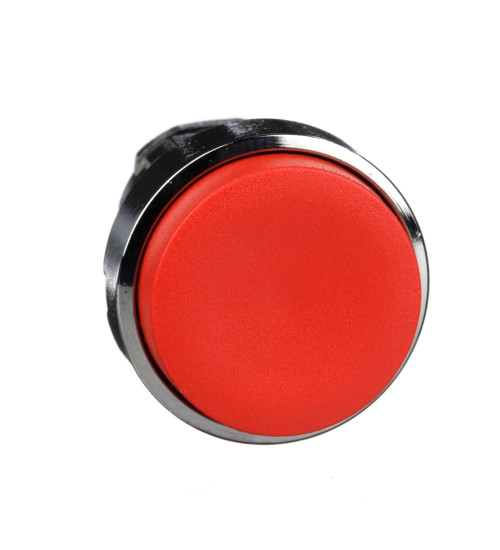 ZB4BL4 - Harmony, 22mm Push Button, no guard push button head, spring return, red, unmarked - Schneider Electric