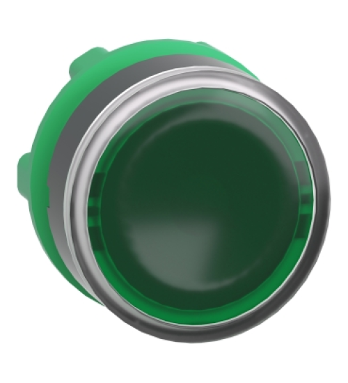 ZB5AW333 - Head ill PB plastic green flush LED - Schneider Electric