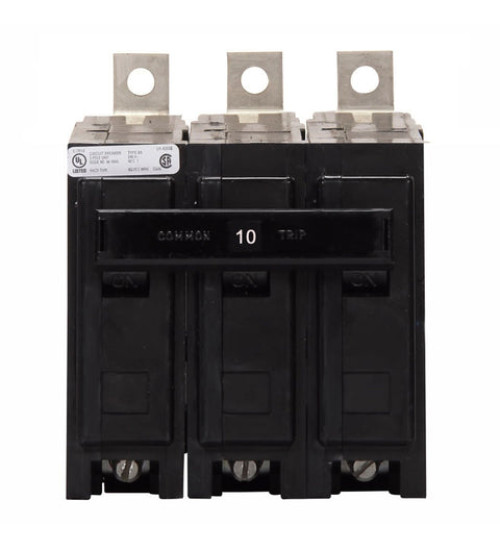 BAB3010H - Eaton Cutler-Hammer 10 Amp 3 Pole Bolt-On Circuit Breaker
