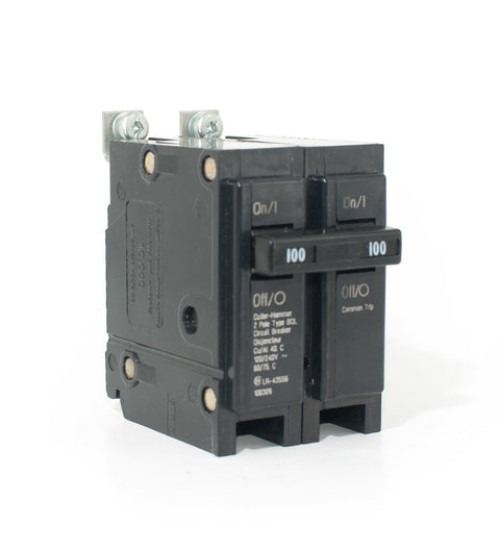 BQL2100 - Commander 100 Amp Double Pole Bolt-On Circuit Breaker