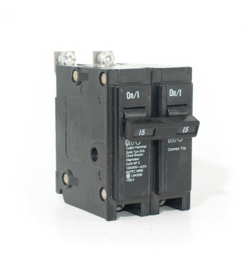 BQL215 - Commander 15 Amp Double Pole Bolt-On Circuit Breaker