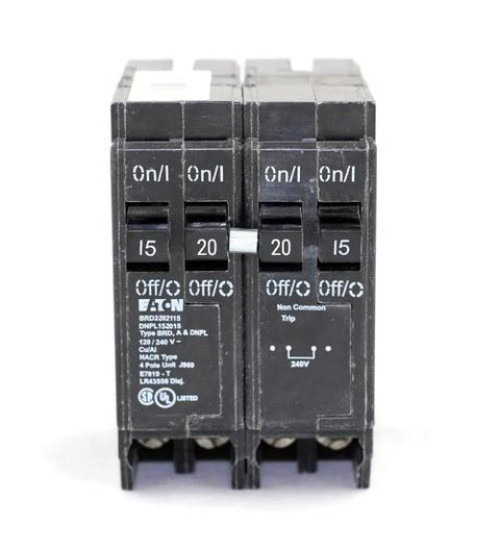 DNPL152015 - Eaton Cutler-Hammer Quad 15/20/20/15 Amp Circuit Breaker
