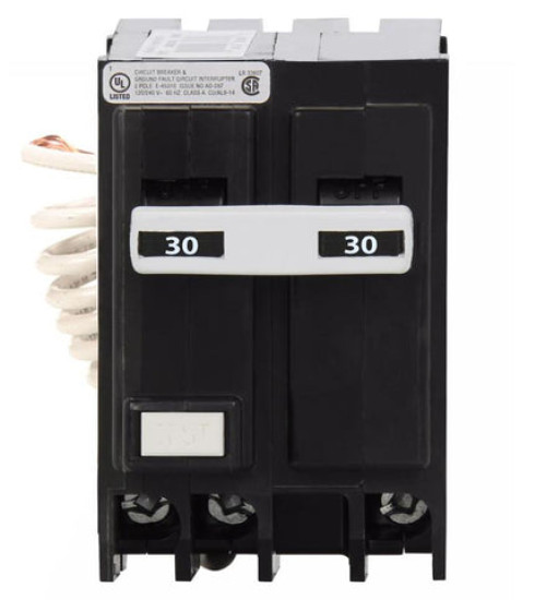 GFTCB230 - Eaton Cutler-Hammer 30 Amp Double Pole GFCI Circuit Breaker
